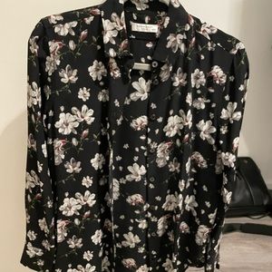 Equipment floral print blouse